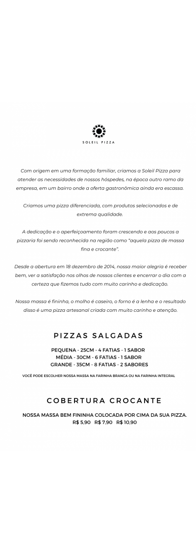 Tudo em Pizza, ITAJAI